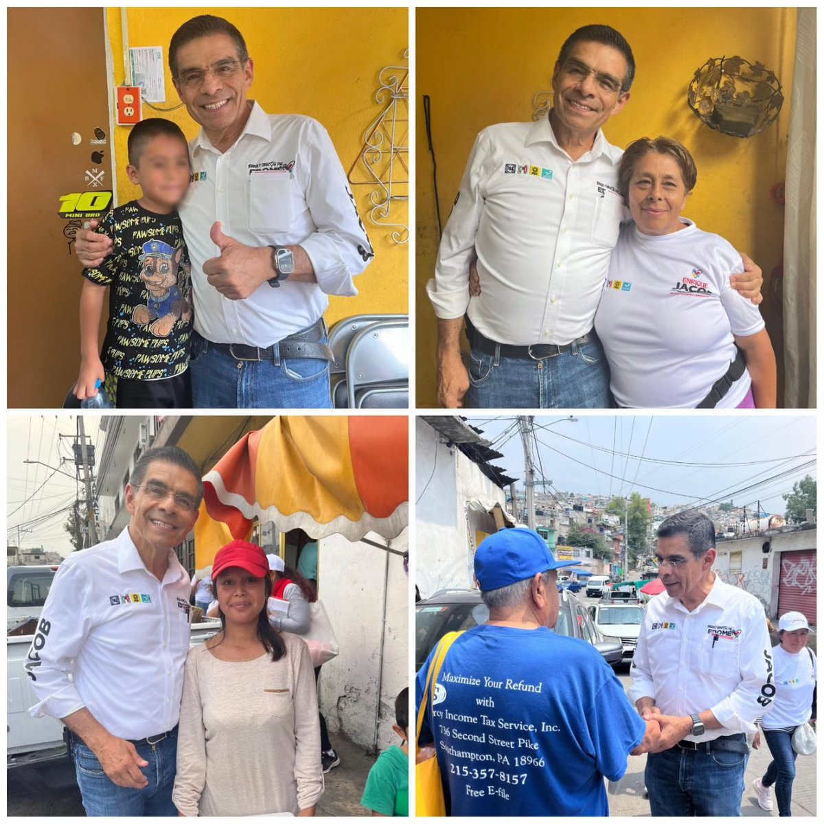 EnriqueJacobR's tweet photo. Seguimos llegando a todos los lugares de #Naucalpan, encontrando viejos amigos y sumando más gente a nuestro proyecto. #ConTuConfianza #VamosPorMás
.
.
.
#EnriqueJacob #DTTO30 https://t.co/iIPdDB1MEQ