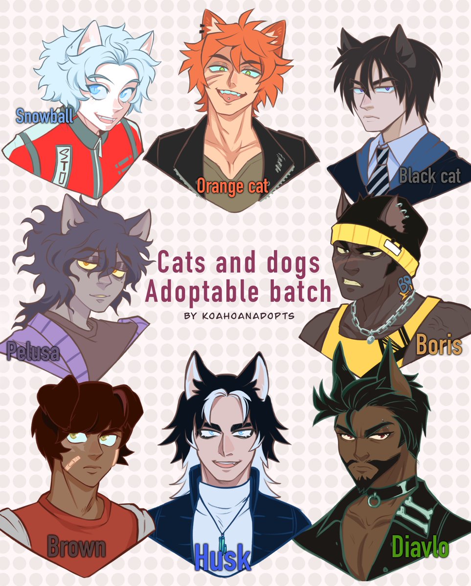 Koahoana's tweet image. Hellooo! Here I come with the monthly batch, please read before claiming any character 😊 

(Read the details in comments)
#adoptablesetprice #adoptfixedprice #adoptableoc #characterdesign