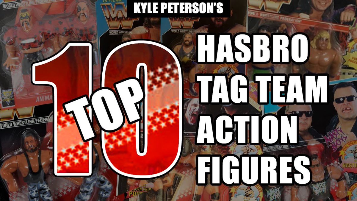 The Kyle Peterson Top 10 WWF Hasbro Tag Teams Of All Time! youtu.be/NcrhMxH7FFo?si… #wwe #wwfhasbro #toys #toy #topten #top10 #toystagram #actionfigures #wrestling #hasbrowwf #tagteam #actionfigure #wrestlingfigures #wrestlingfigs #wrestlingfigs #bestof
