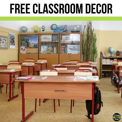 Middle school classrooms can look appealing and engaging. Check out this list of free classroom decor for middle school classrooms. bit.ly/3SVjJkV #k12 #education #2ndaryela #backtoschool #onted #canadianteachers