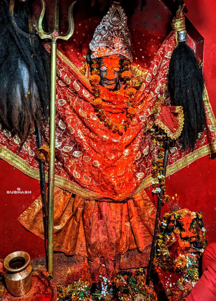 Friday morning & Statue of Powerful Goddess Gadhimai at Bara.❤️🙏 Pic. Subhash Man Sangat