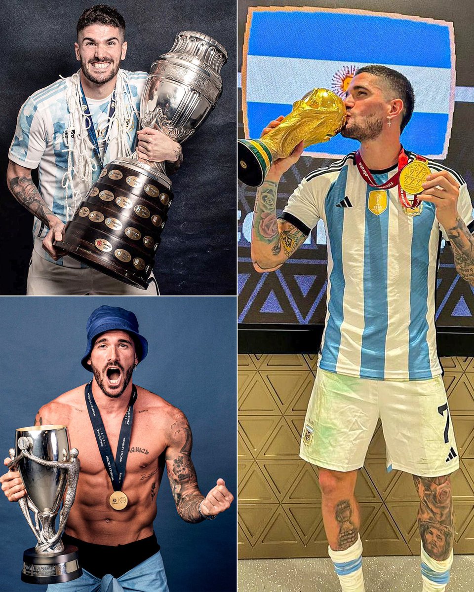 🇦🇷🥳 Hoy es el CUMPLEAÑOS de Rodrigo De Paul.

⭐️ El jugador con MÁS PARTIDOS (62) en el ciclo de Scaloni.
⭐️ El jugador con más partidos INVICTO CONSECUTIVO (34) en la historia de la Selección Argentina.
⭐️ CAMPEÓN de la Copa América ante Brasil en el Maracanã.
⭐️ CAMPEÓN de la