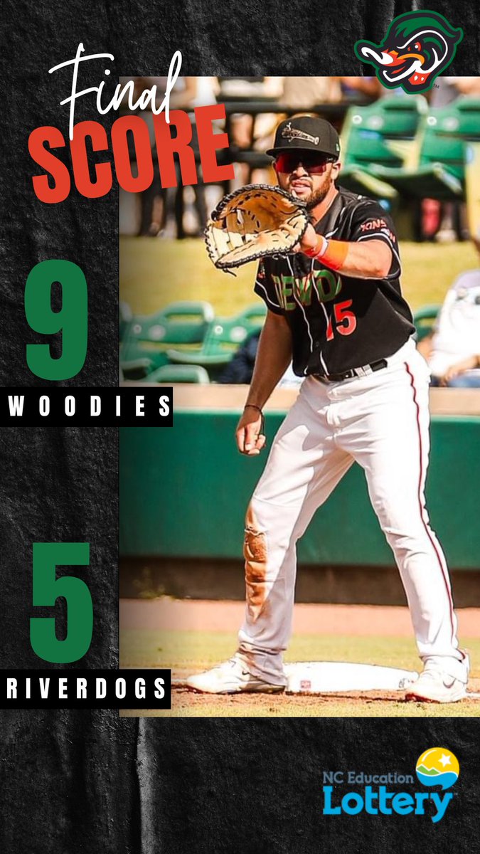 Woodies w/ the win in extras 😎🦆⚾️ // @nclottery