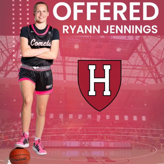 Ryann Jennings (@ryannjennings0) on Twitter photo After a great conversation with <a href="/CoachMoore33/">Moore</a>, I am excited to receive an offer from <a href="/HarvardWBB/">Harvard Women's Basketball</a>. Thank you for this opportunity!! <a href="/CometsBallers/">Comets Basketball</a> <a href="/stogagirlsbball/">Stoga Girls Basketball</a> After a great conversation with <a href="/CoachMoore33/">Moore</a>, I am excited to receive an offer from <a href="/HarvardWBB/">Harvard Women's Basketball</a>. Thank you for this opportunity!! <a href="/CometsBallers/">Comets Basketball</a> <a href="/stogagirlsbball/">Stoga Girls Basketball</a>