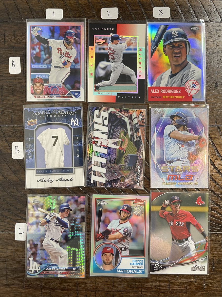 Lot#: 113 price:$1.00 each #StackWithSat 📦 Shipping Options: - $5 BMWT - $1.50 PWE (up to 3 cards, buyer's risk) 🎁 Enjoy FREE shipping on orders over $50! @TheHobby247 @Hobby_Connect #thehobby #TBBCrew #HobbyX @Ilovecollectin1 @SportsCardDeals @Nolacardtweets