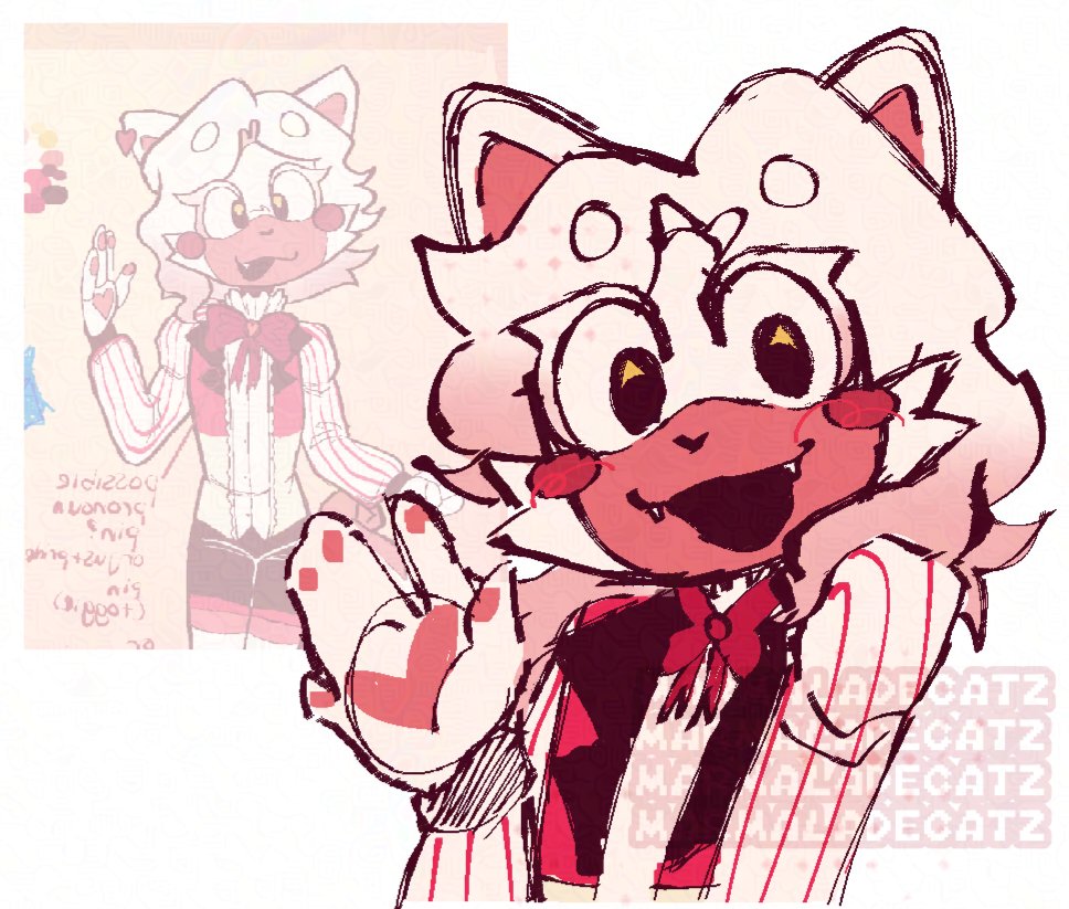 missing them so much.. i love you my old s.a.m. mangle design...

#fnaf