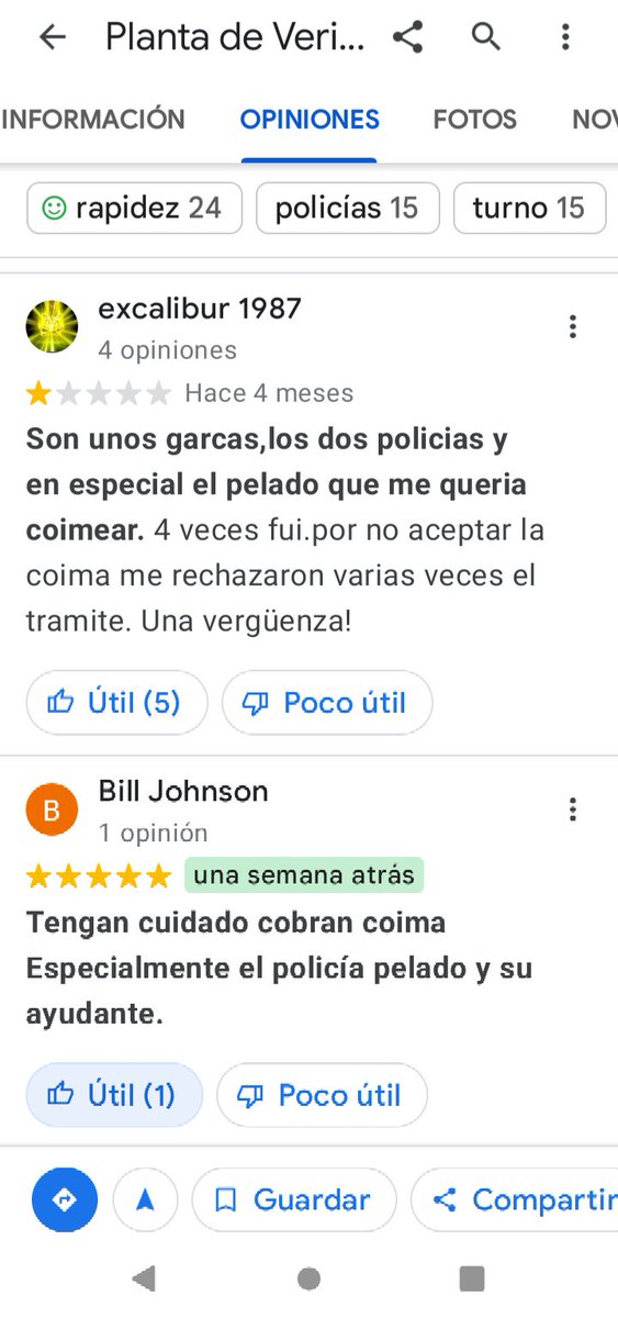 Estan cobrando coimas en la planta de verificación policial de Ezeiza
Ya denunciamos en asuntos internos.
<a href="/GranadosGaston/">Granados Gastón</a> 
<a href="/Ezeiza_Hoy/">Ezeiza Hoy</a> <a href="/PatoBullrich/">Patricia Bullrich</a> 
<a href="/JMilei/">Javier Milei</a> <a href="/ElPelucaMilei/">El Peluca Milei</a> se viene el estallido #sevieneelestallido