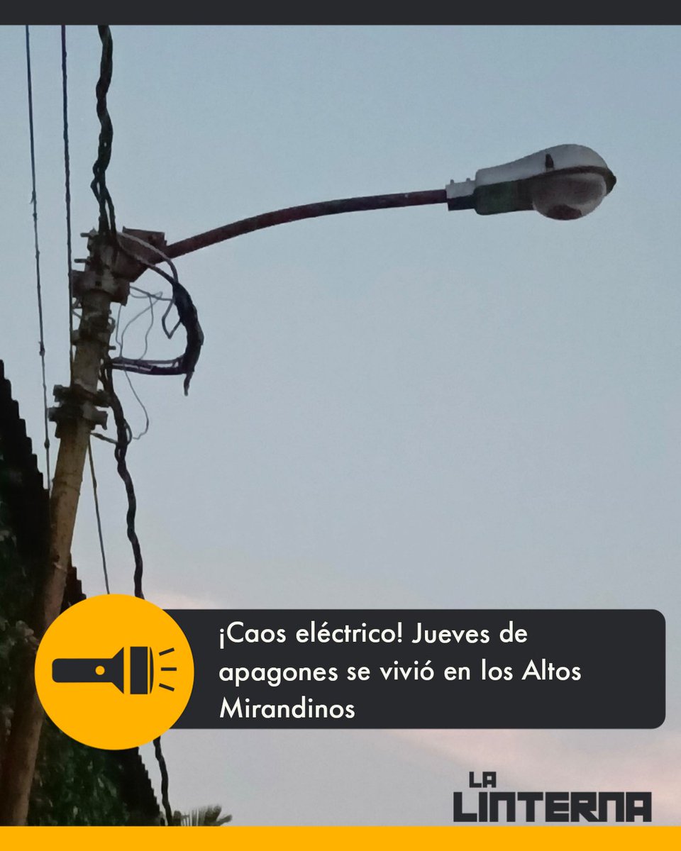 Desde la madrugada de este jueves varios sectores de los tres municipios de los #Altosmirandinos reportaron apagones, que duraron más de 12 horas.
(Lee más en el link)
#noticia
#información
#lossalias
#carrizal
#losteques
#lalinterna
instagram.com/p/C7VK7FKNg1_/…