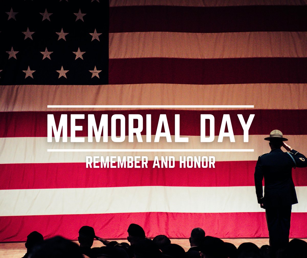 This Memorial Day, we honor and remember those who made the ultimate sacrifice for our country and for the cause of freedom.