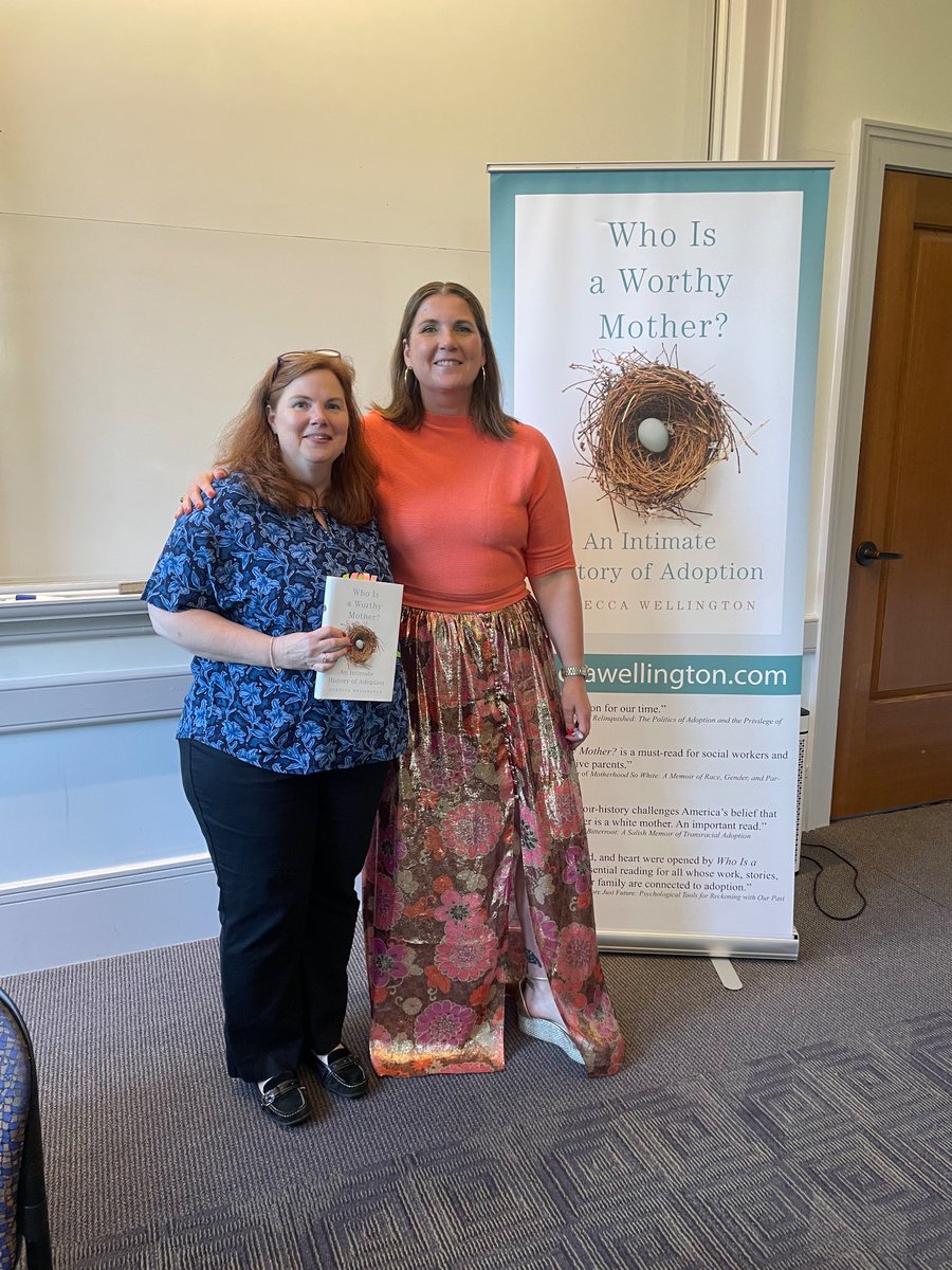 It was awesome to head back to my alma mater @SimmonsUniv and share my book. A massive thank you to Suzanne Leonard for putting this together! @OUPress #whoisaworthymother #booktour #newbook #adoptionjourney #historymatters