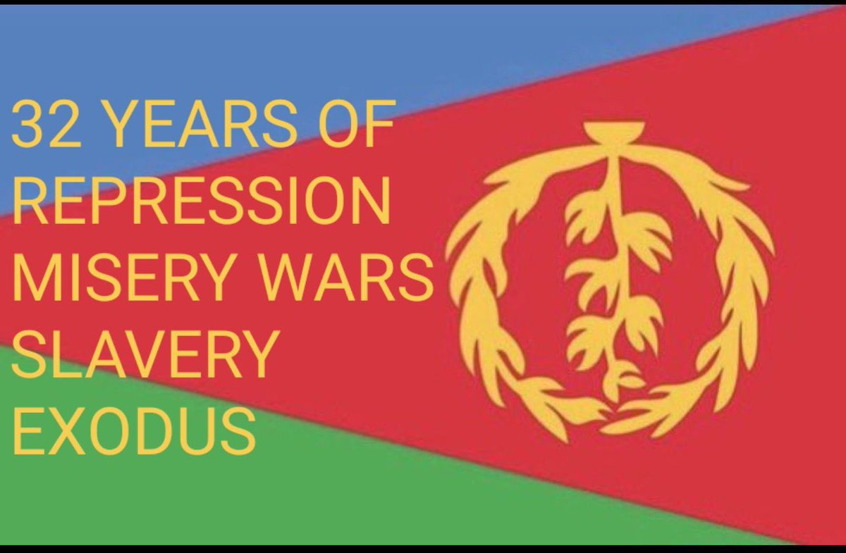 Great_Tigray7's tweet photo. This is a flag of 33 years modern slavery in Eritalian. What’s independence are they celebrating 😂😅
#Eritrea https://t.co/qmWzJ7FEzD
