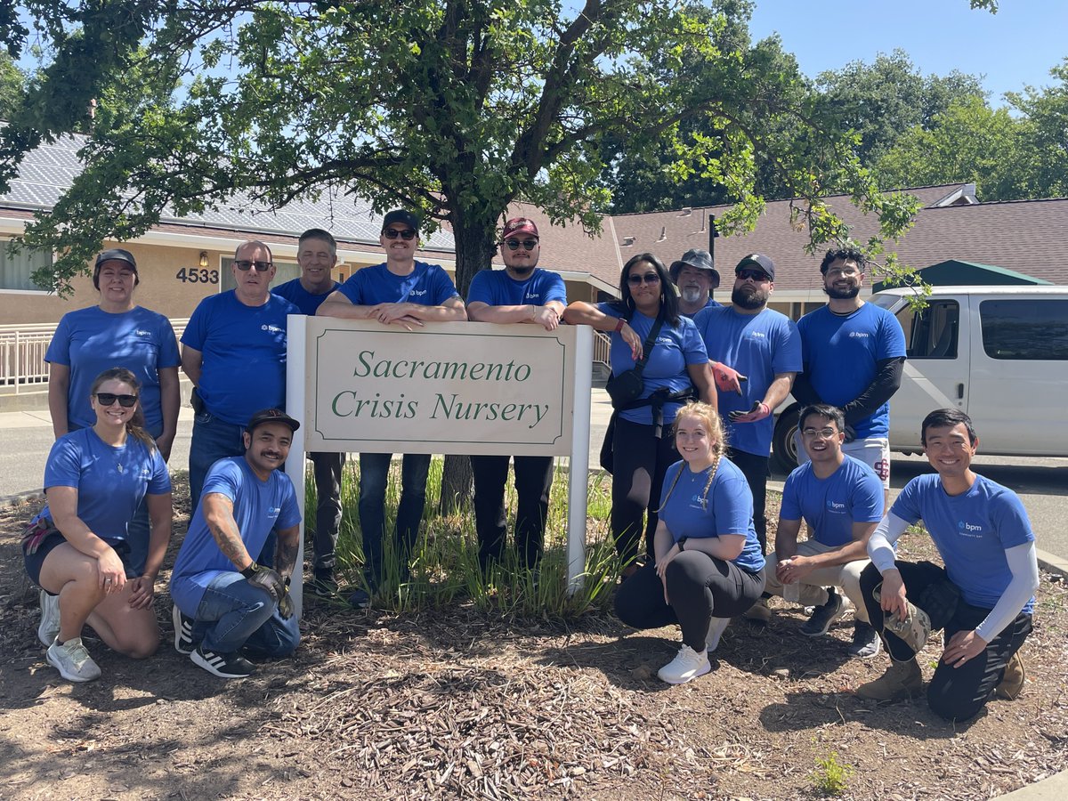 Thank you, BPM CPAs, for taking time out of your busy schedule to come by the North Crisis Nursery and help us clean up the backyard landscaping. Much appreciated! 😀 🤗