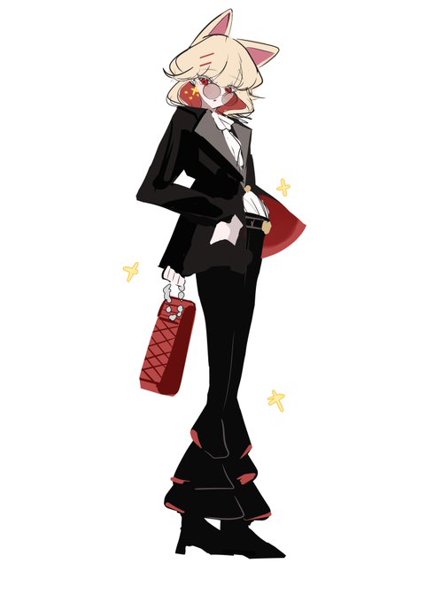 「black pants suit」 illustration images(Latest)