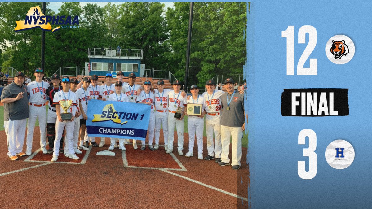 Tuckahoe is bringing home the Class C hardware after defeating Haldane 12-3 in the Class C final.