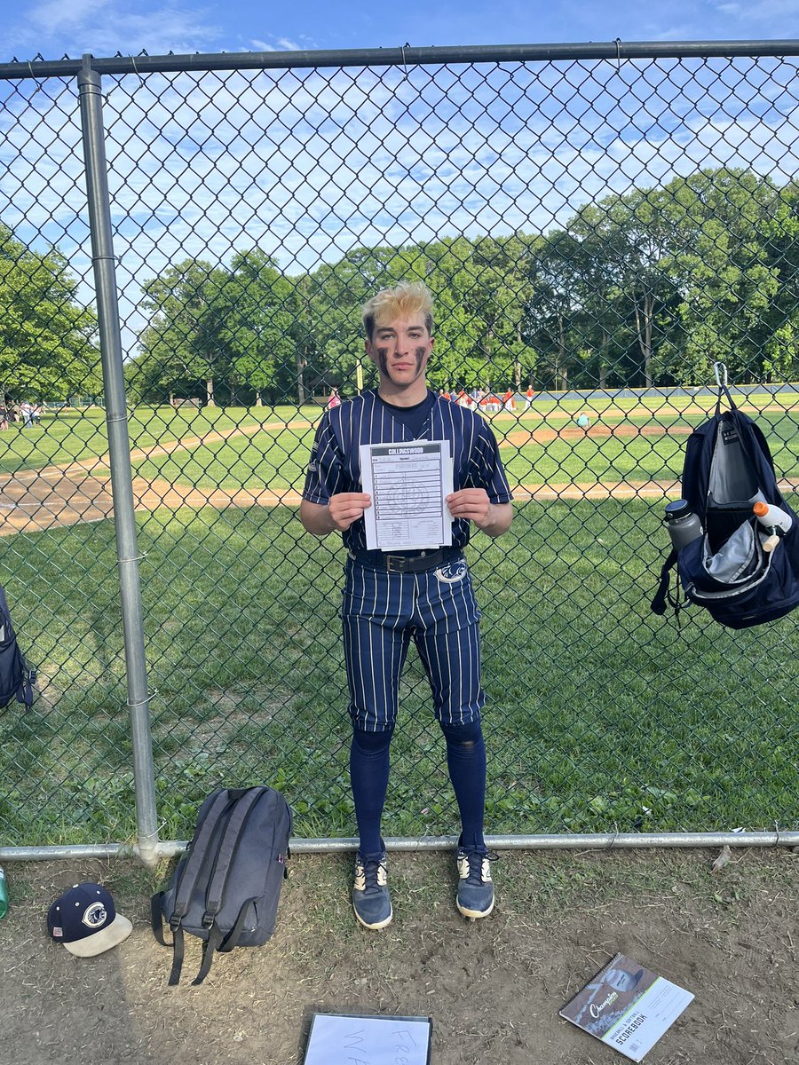 Colls Baseball (@collshsbaseball) on Twitter photo The Panthers beat Overbrook 7-2 to advance to the quarterfinals of the SJ Group 2 Playoffs! <a href="/milesdevinc3/">Miles DeVincentis</a> threw a π, allowing 1 run over 6 innings. The boys tallied 11 hits in the win, with Schell, Mendoza, Cole Ladik, and DeVincentis all pacing the offense.
Roll Colls! π΅π‘βΎοΈ The Panthers beat Overbrook 7-2 to advance to the quarterfinals of the SJ Group 2 Playoffs! <a href="/milesdevinc3/">Miles DeVincentis</a> threw a π, allowing 1 run over 6 innings. The boys tallied 11 hits in the win, with Schell, Mendoza, Cole Ladik, and DeVincentis all pacing the offense.
Roll Colls! π΅π‘βΎοΈ
