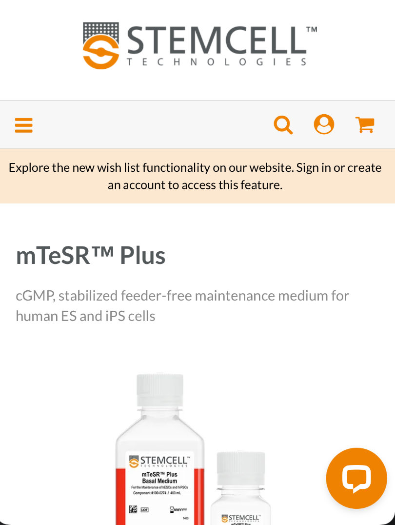 Joseph G. Gleeson (@jogleeson_ucsd) on Twitter photo Our lab is chasing causes for a recent #mycoplasma infection in our iPSC TC room, and narrowed source down to mTeSR Plus. Newly opened bottles are PCR-positive for mycoplasma, across at least two lot#s. Is anyone else facing this? ā¦<a href="/STEMCELLTech/">STEMCELL Technologies</a>ā© Our lab is chasing causes for a recent #mycoplasma infection in our iPSC TC room, and narrowed source down to mTeSR Plus. Newly opened bottles are PCR-positive for mycoplasma, across at least two lot#s. Is anyone else facing this? ā¦<a href="/STEMCELLTech/">STEMCELL Technologies</a>ā©
