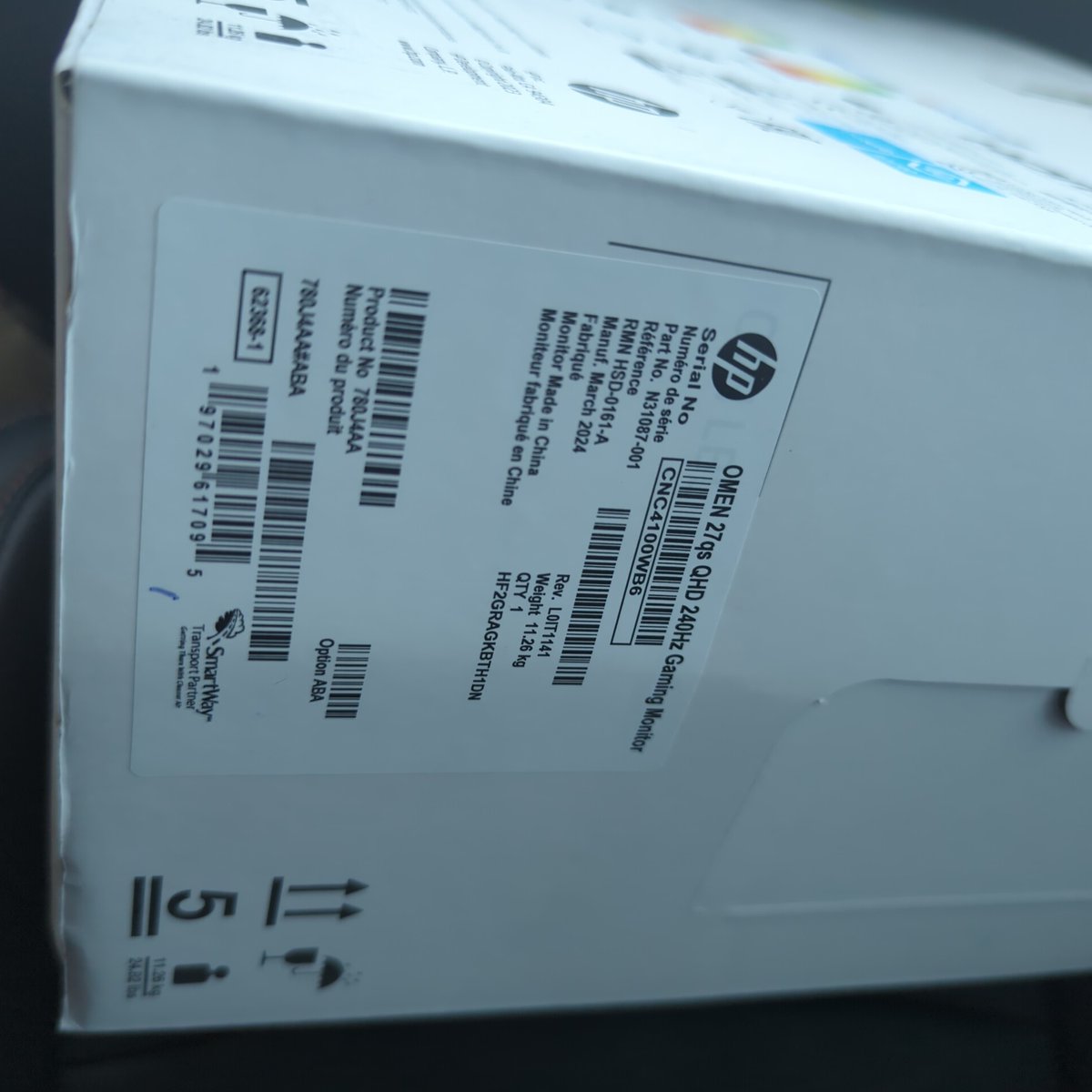 Trealtalk211's tweet image. Turned my game on today and realized my gaming monitor died on me right before practice.  I have insurance but I can't wait for that to come back, so I bought this one from Best buy. Hope I didn't regret it.
#HP #omen #HPomen #gamingmonitor