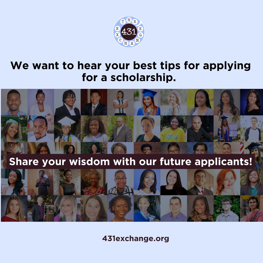 Have you been through the process of obtaining a scholarship? Tell us about your success story in the comment section. 👇

#AdultEducation #education #431Exchange #louisiana #neworleans #scholarships