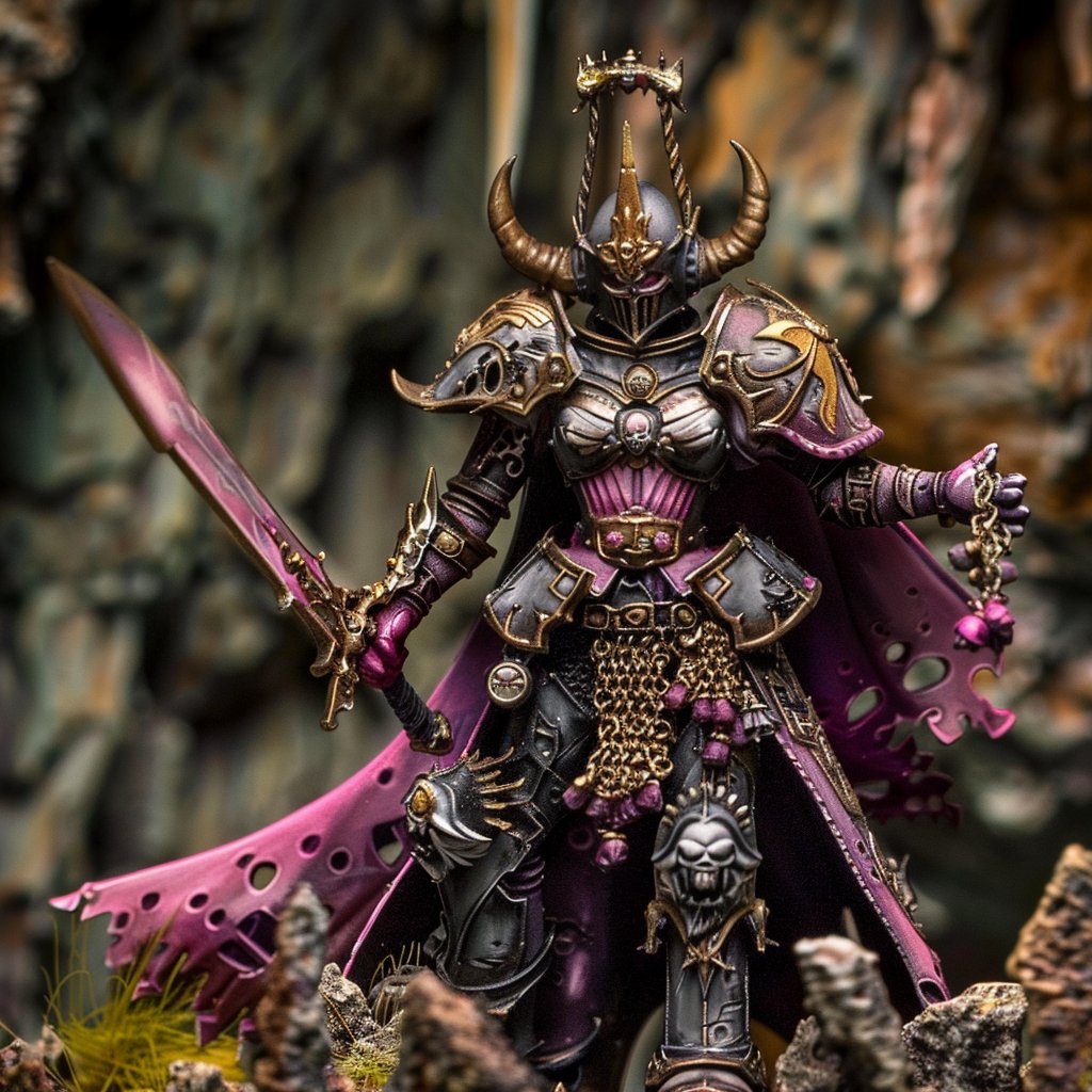 Noncanon Kitbashing Inspo:  A fallen Battle Sister of Slaanesh??? #warhammer40k