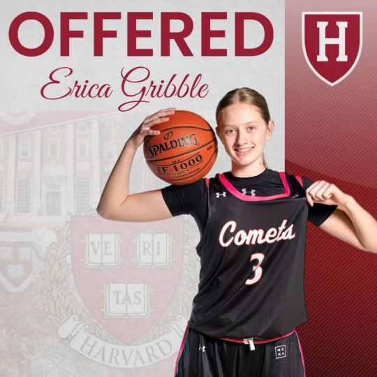 erica_gribble's tweet photo. Thankful to receive an offer from @HarvardWBB ! 
@CometsBallers
@GCC_GBB https://t.co/hAopohe1Jr