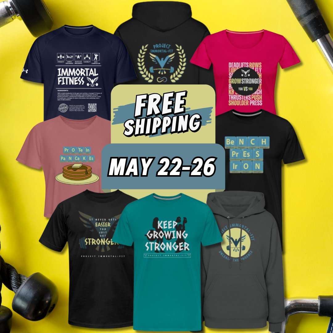 Coach_JFit's tweet photo. Celebrate the new season and warm weather with FREE SHIPPING on all fitness apparel orders! Refresh your workout wardrobe with our stylish, breathable gear. https://t.co/mKDH1efR5i
#salesalesale #FreeShipping #fitnessapparel #gymlifestyle #FitnessLife #SpringIntoFitness https://t.co/hD8PhYbsOT