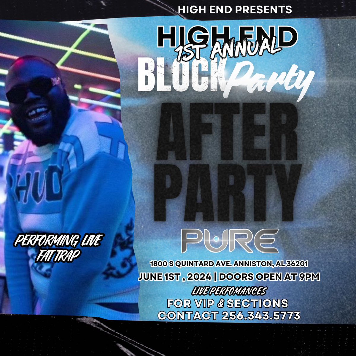 FattrapC's tweet image. June 1st The Bigges will b at Pure I need the whole 256 to pop out and FWM !! KNOW HOW IM MOBBIN #itsTrap