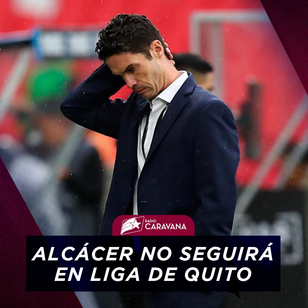 ❌👨🏻‍🏫 ¡DECISIÓN TOMADA!

Josep Alcácer 🇪🇸 dejó de ser el entrenado de Liga de Quito ⚪️, luego de una reunión entre los directos del cuadro ‘albo’.

En 4 meses al mando del equipo, el español perdió la Recopa Sudamericana, quedó eliminado de la Libertadores y está casi sin opciones