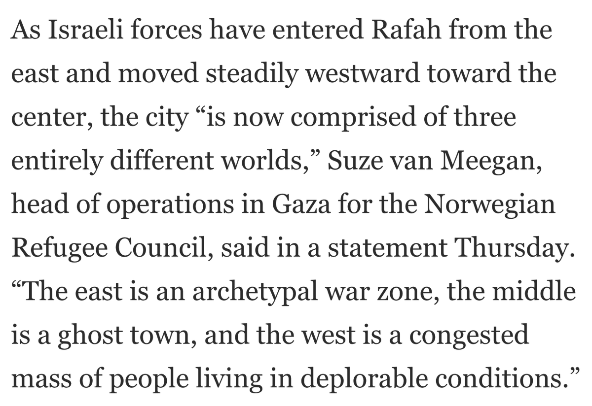 “What’s happening in Rafah is the slow onset of an all-out operation — with civilians still being killed under the cover of precision strikes” 'humanitarian organizations on the ground say the administration is simply refusing to acknowledge what it doesn’t want to see.'