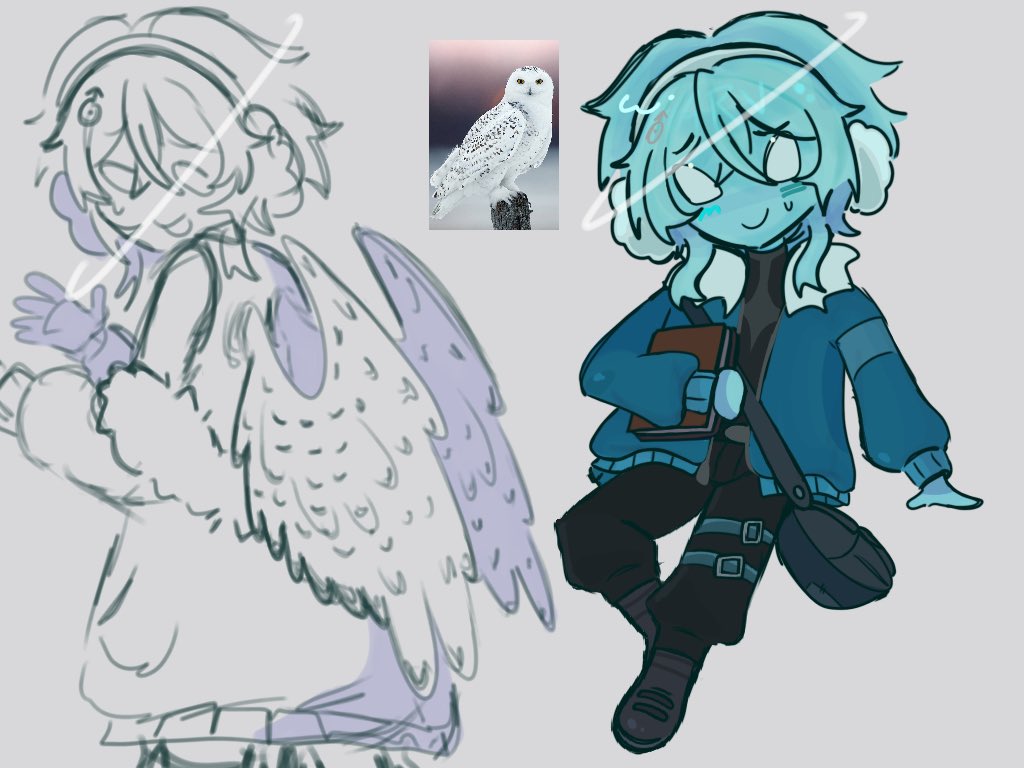 Moreee kinnsonaa.. doodles for funniess i need to do my Titan one more but SHH i did a snowy owl for wings sinceee their my fav animals BUT AHH