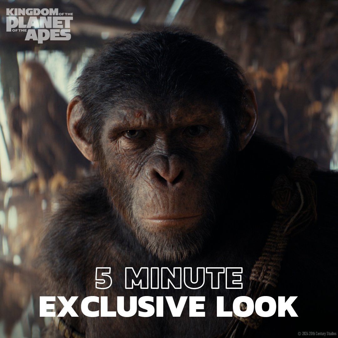 Kingdom of the Planet of the Apes is now playing only in theaters. Watch a 5-minute exclusive look on Disney+ now and stream all of Planet of the Apes films with #HuluonDisneyPlus for Disney Bundle subscribers.
