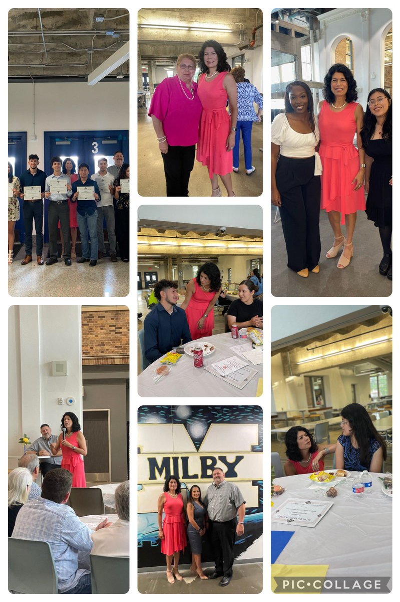 I’m always happy to be back at my @Milby_HS, this time for the Milby Hispanic Alumni Association scholarship presentation. I was thrilled to hear where these students are headed to college! I got to meet future engineers, architects, nurses & veterinarians. Great catching up with