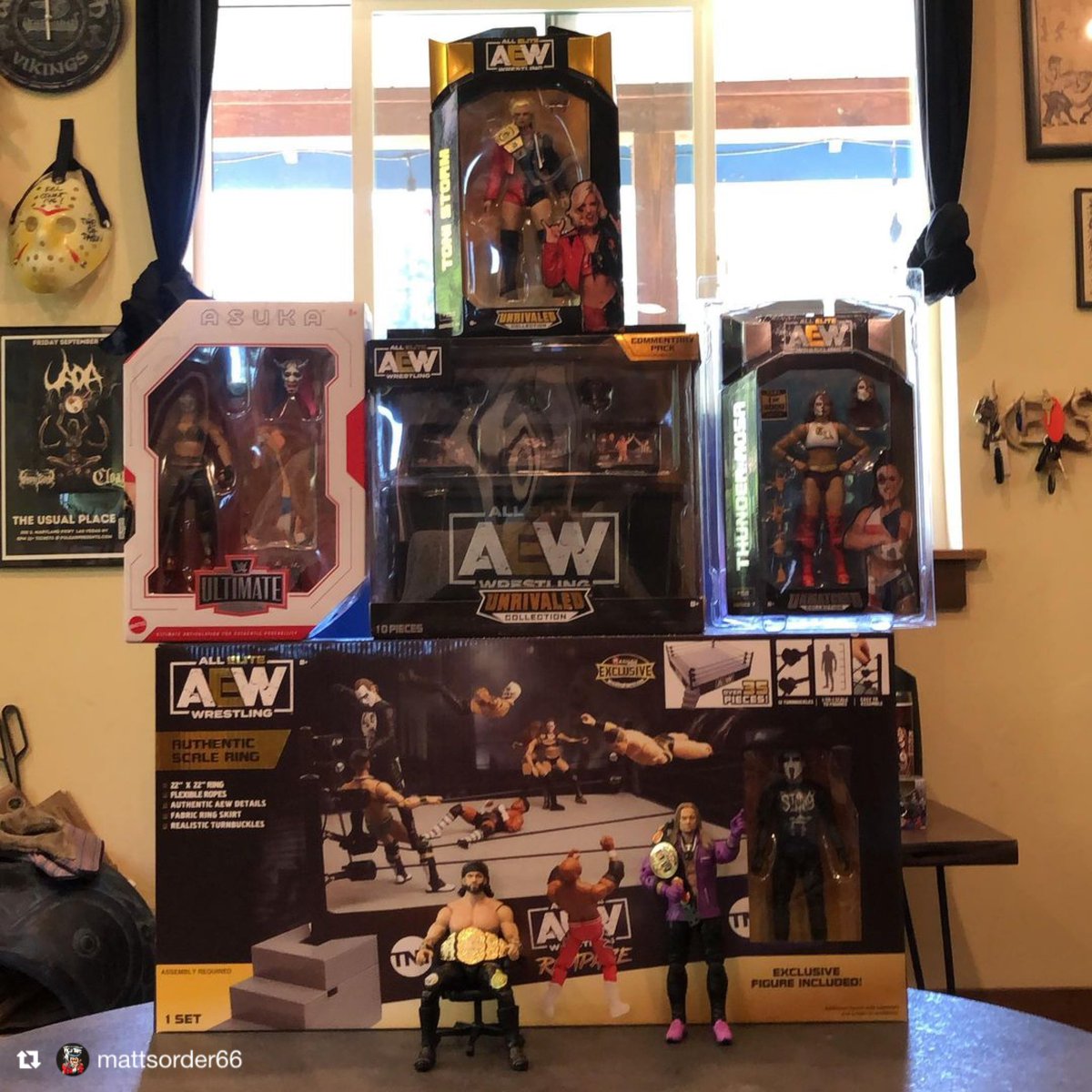 😍AWESOME HAUL!😍 📷 mattsorder66 Shop now at WrestlingFigures.com #RingsideCollectibles #WrestlingFigures #Mattel #WWE #WWEEliteSquad #AEW #Jazwares