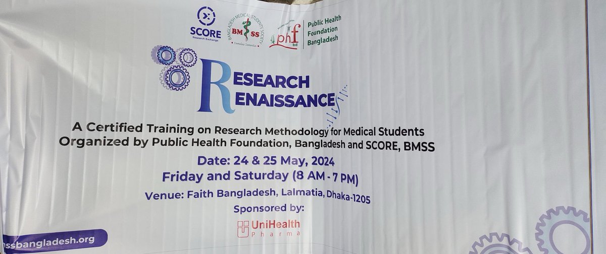 Feeling so happy to witness an extraordinary initiative for the medical students by the medical students first time in Bangladesh! Sincere thanks are due to all concerned leadership in Public Health Foundation, Bangladesh for extending their support and service in this regard.