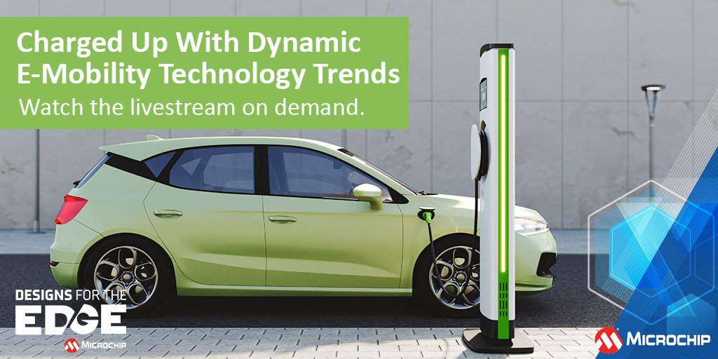 Dive into the dynamic world of e-mobility #technology trends including design challenges and solutions for electric light vehicles, e-motorbikes and charging stations. Watch this week's episode of Designs for the Edge: mchp.us/4abzdb1. #EV #E-Mobility #ChargingStation