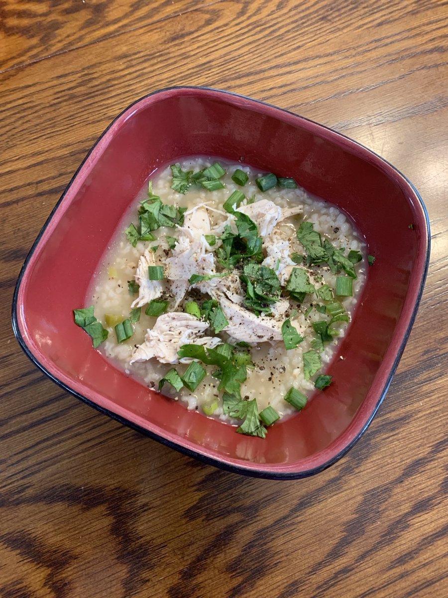 AtlantisCooking's tweet image. Vietnamese Rice Soup with Chicken (Chao Ga)