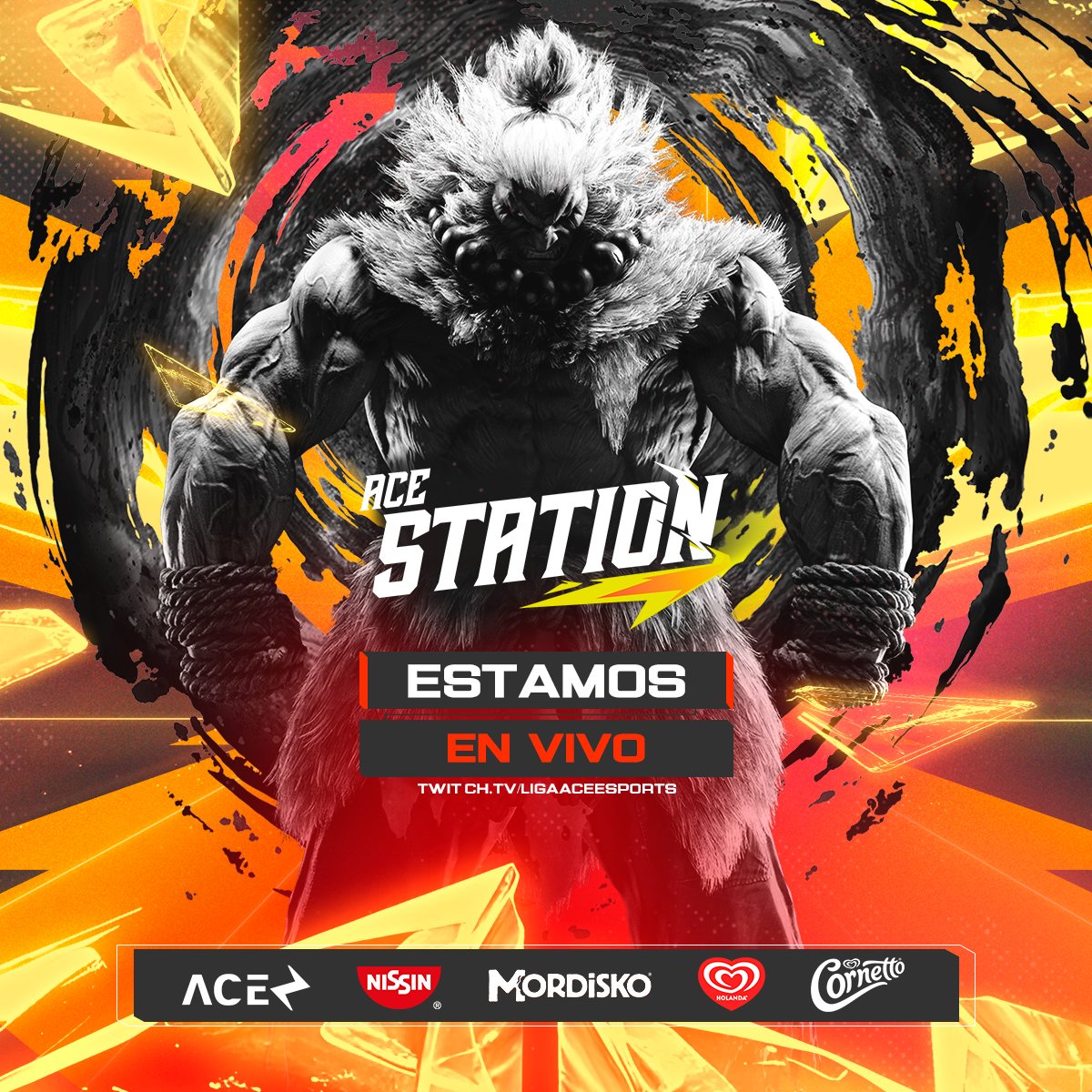 ⚡¡Estamos en vivo con un nuevo desafío de #LineaStreet! Torneo exclusivo para el uso de AKUMA 🚈

📺twitch.tv/ligaaceesports
🎙️Top 16: @NotMtnDew - @PMXHOMIE - @SaintsDio - @HaseoGG - @KG_Chef_Hardy

@Helados_Holanda | @NissinMx #TaPotente