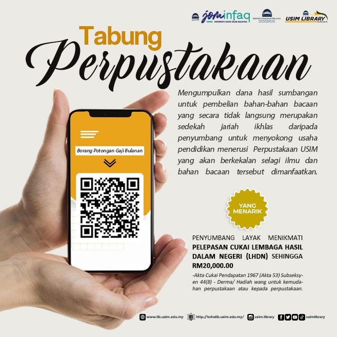 𝗧𝗮𝗯𝘂𝗻𝗴 𝗣𝗲𝗿𝗽𝘂𝘀𝘁𝗮𝗸𝗮𝗮𝗻 𝗨𝗦𝗜𝗠
Assalamulaikum w.bt. &amp; salam sejahtera,

Untuk tujuan pemotongan anda semua boleh klik dipautan atau imbas QR kod yang diberikan:

forms.office.com/r/AV4spVWSXP

Terima kasih.