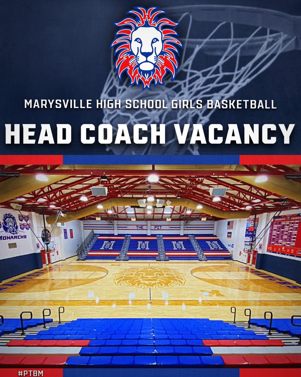 🏀 | Applicants should send a letter of interest and resume (with references) to Director of Athletics, Joey Day, at joey.day@mevsd.us and complete the online application at; applitrack.com/marysville/onl…