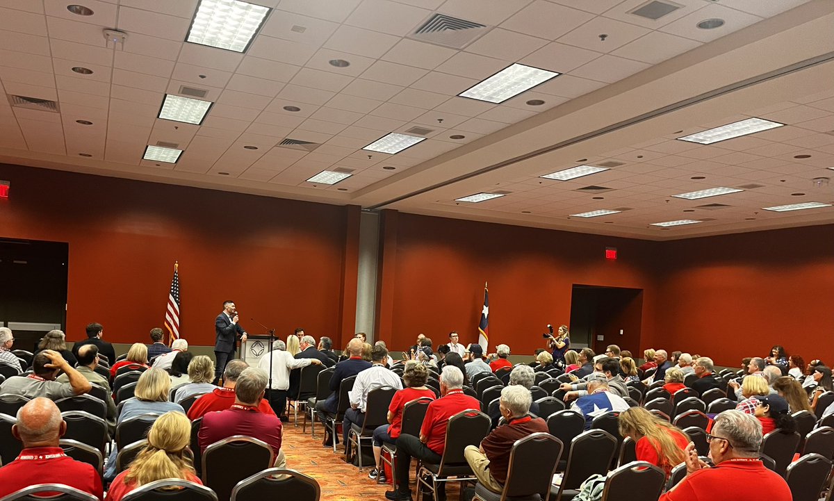 Today I had the honor of addressing our SD9 family at the @TexasGOP convention where we talked all about the #contractwithtexas so we can #reformthetexashouse & #makethetexashouserepublicanagain All of HD93 is in SD9, and I’m so grateful for the delegates that took time away
