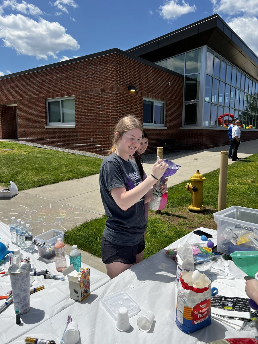 Some pictures of spring fling- the counselors had a table outside where students could make glitter bottles and stress balls. Both were very popular, inside last years intern Jessica Burnette had a painting station. Also very well liked. Kids had a great time.