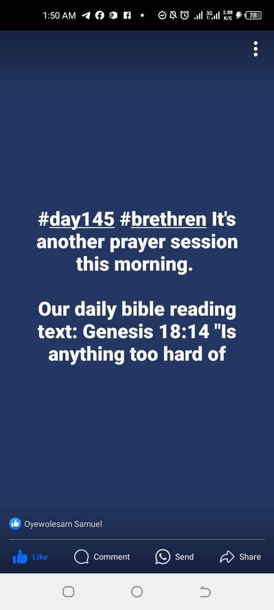 FROM RIDICULE TO TESTIMONIES 2

#day145 #newday #fridaymorning #GENESIS18 #verseoftheday #shame #results #testimonies #Encounter #angel #God #Lord #Jacob  #Rachel #Hagai #Sarah #Appointed #7amFirePrayers #RCCG #oyewolesam28 #samueloyewole #samueloyewoleglobal #MFMWorldWide #MFM