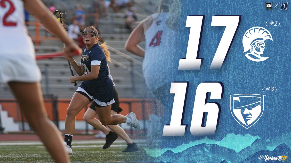 WLAX | Rangers fall JUST shy of punching their ticket to Saturday's national championship game, losing a 17-16 nail-biter to No. 2 seed Tampa.

Tremendous effort, ladies! And a truly special season in celebration of the program's 25-year anniversary  🥹 #RangerUp #D2WLAX