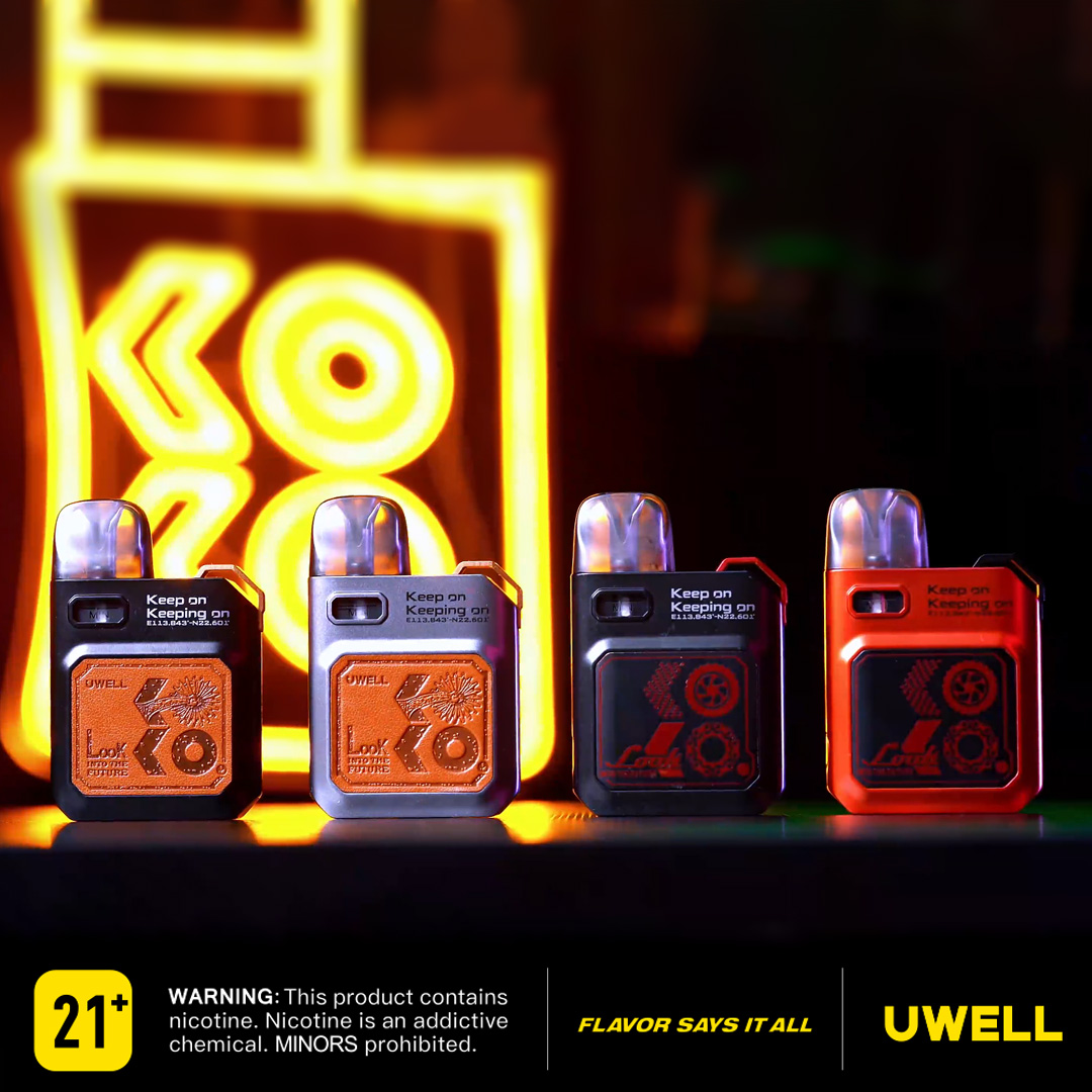 Uwell Caliburn GK3 Pod Kit Elevate your vaping game and unleash the ultimate satisfaction – grab yours today!😍 ⚠ Warning: The device is used with e-liquid which contains addictive chemical nicotine. For Adult use only. #sourcemore #sourcemoreofficial #uwell #gk3tenet