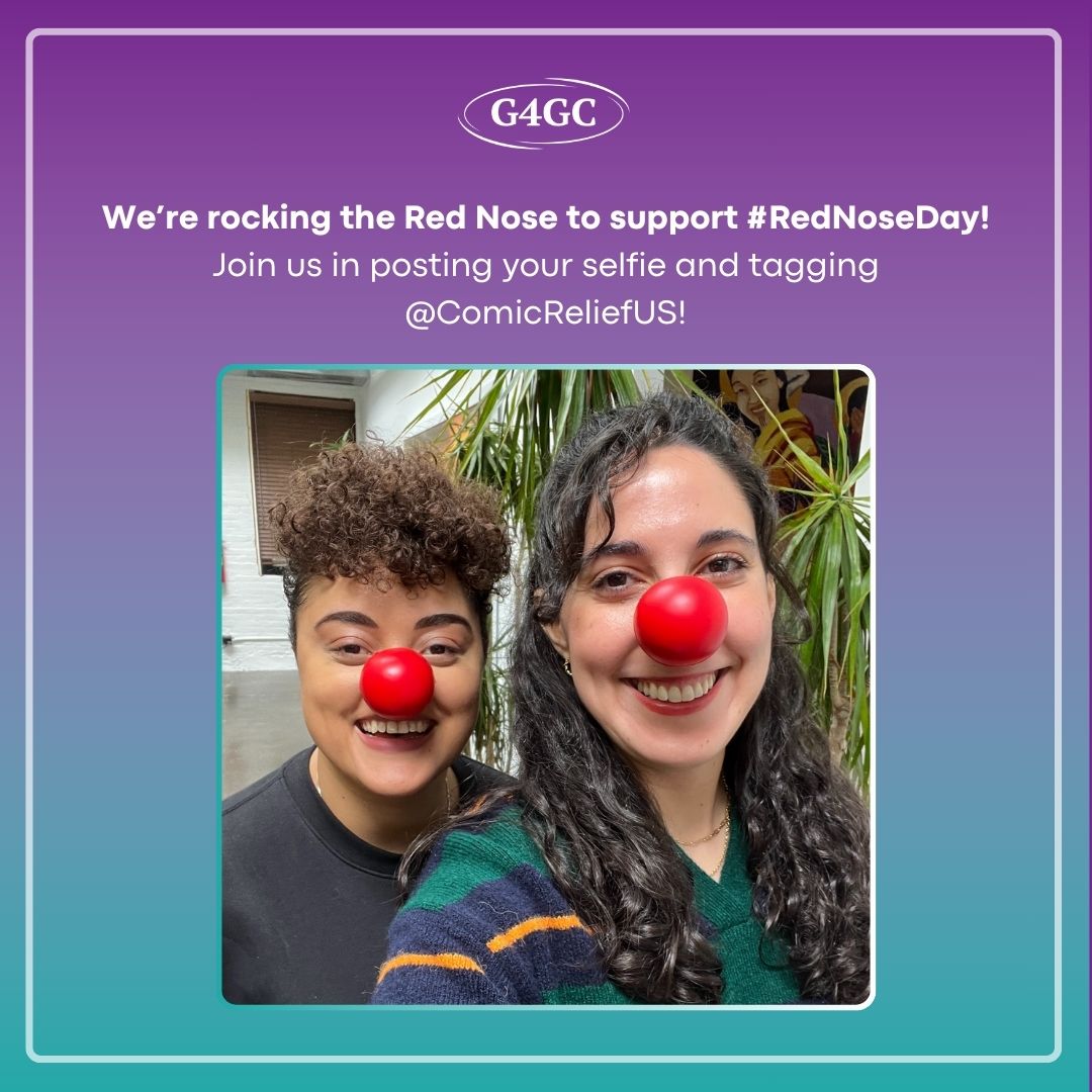 G4GC (@g4gc_org) on Twitter photo As a proud partner of #RedNoseDay, G4GC is rocking the Red Nose to show our support! It's not just fun — it's a meaningful way to support giving every child the opportunity to chase a brighter future. Visit <a href="/ComicReliefUS/">Comic Relief US</a> to get the Red Nose Day filter! #NosesOn As a proud partner of #RedNoseDay, G4GC is rocking the Red Nose to show our support! It's not just fun — it's a meaningful way to support giving every child the opportunity to chase a brighter future. Visit <a href="/ComicReliefUS/">Comic Relief US</a> to get the Red Nose Day filter! #NosesOn