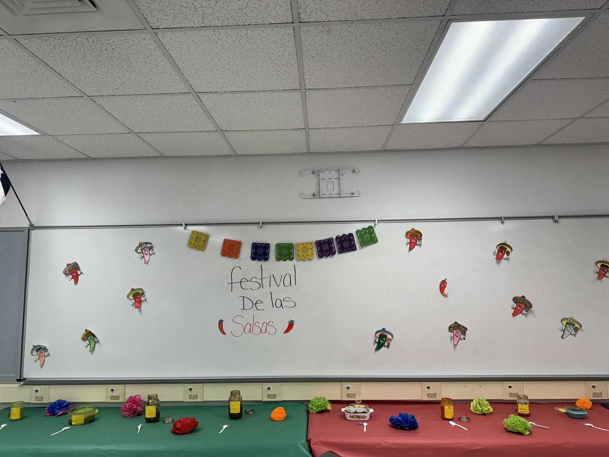 Sandra Elizabeth Camacho (@scamacho_srms) on Twitter photo Our Annual Salsa Festival was a success today! AP Spanish students really know how to spice things up🥵. Winners will be announced tomorrow morning. Who will win this year? 🏆🌶️
#TeamSISD
#LOTE_SISD
<a href="/GCamacho_SRMS/">Gabriela Camacho</a>
@ENFlores_SRMS
<a href="/SRMS_Generals/">Janet Carrillo</a>
<a href="/Woods_SRMS/">David Woods</a>
<a href="/ICastillo_SRMS/">Ileana Castillo</a> Our Annual Salsa Festival was a success today! AP Spanish students really know how to spice things up🥵. Winners will be announced tomorrow morning. Who will win this year? 🏆🌶️
#TeamSISD
#LOTE_SISD
<a href="/GCamacho_SRMS/">Gabriela Camacho</a>
@ENFlores_SRMS
<a href="/SRMS_Generals/">Janet Carrillo</a>
<a href="/Woods_SRMS/">David Woods</a>
<a href="/ICastillo_SRMS/">Ileana Castillo</a>
