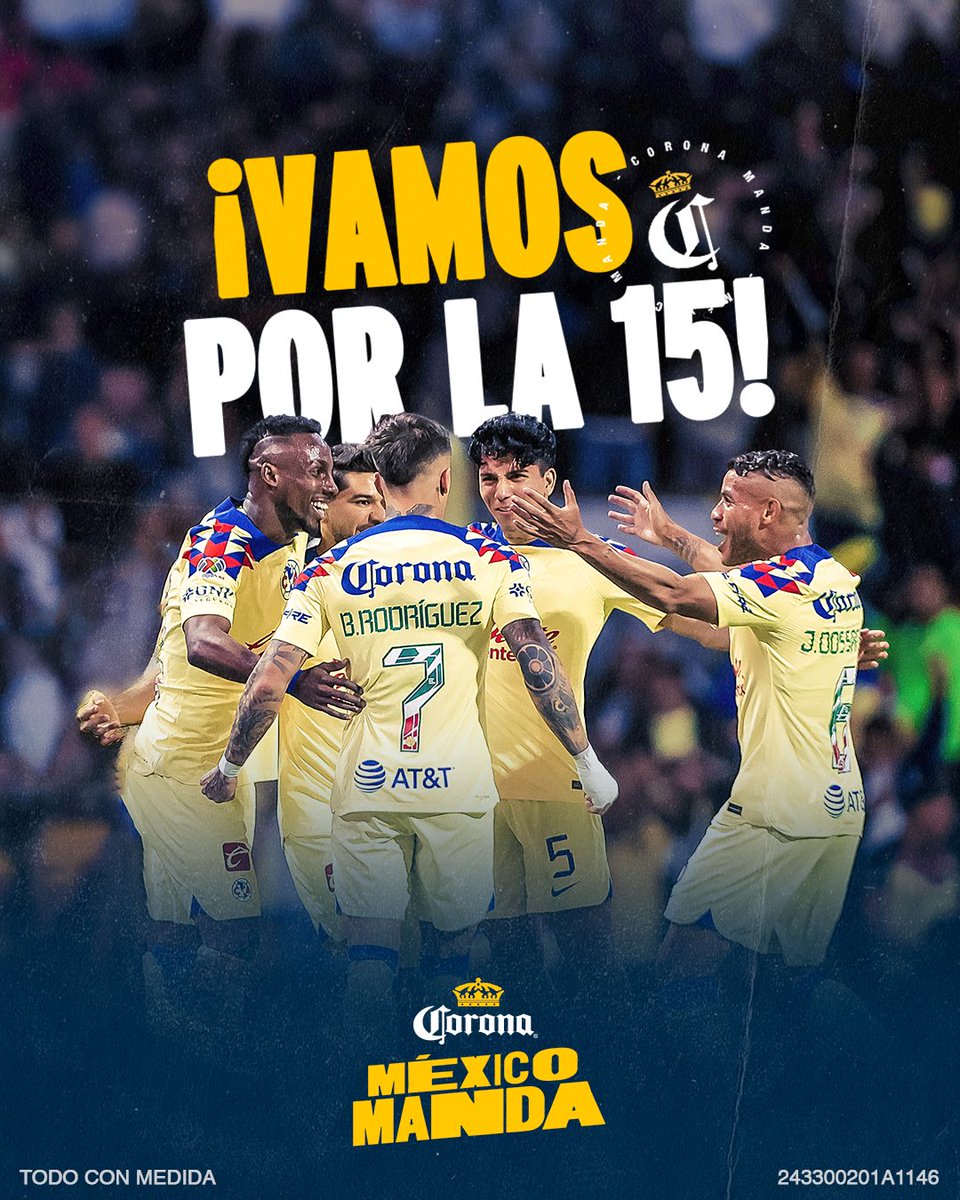 Es momento de demostrar quiénes somos. Hoy comienza el camino hacia el bicampeonato. @ClubAmerica, ¡a callar bocas! 🦅