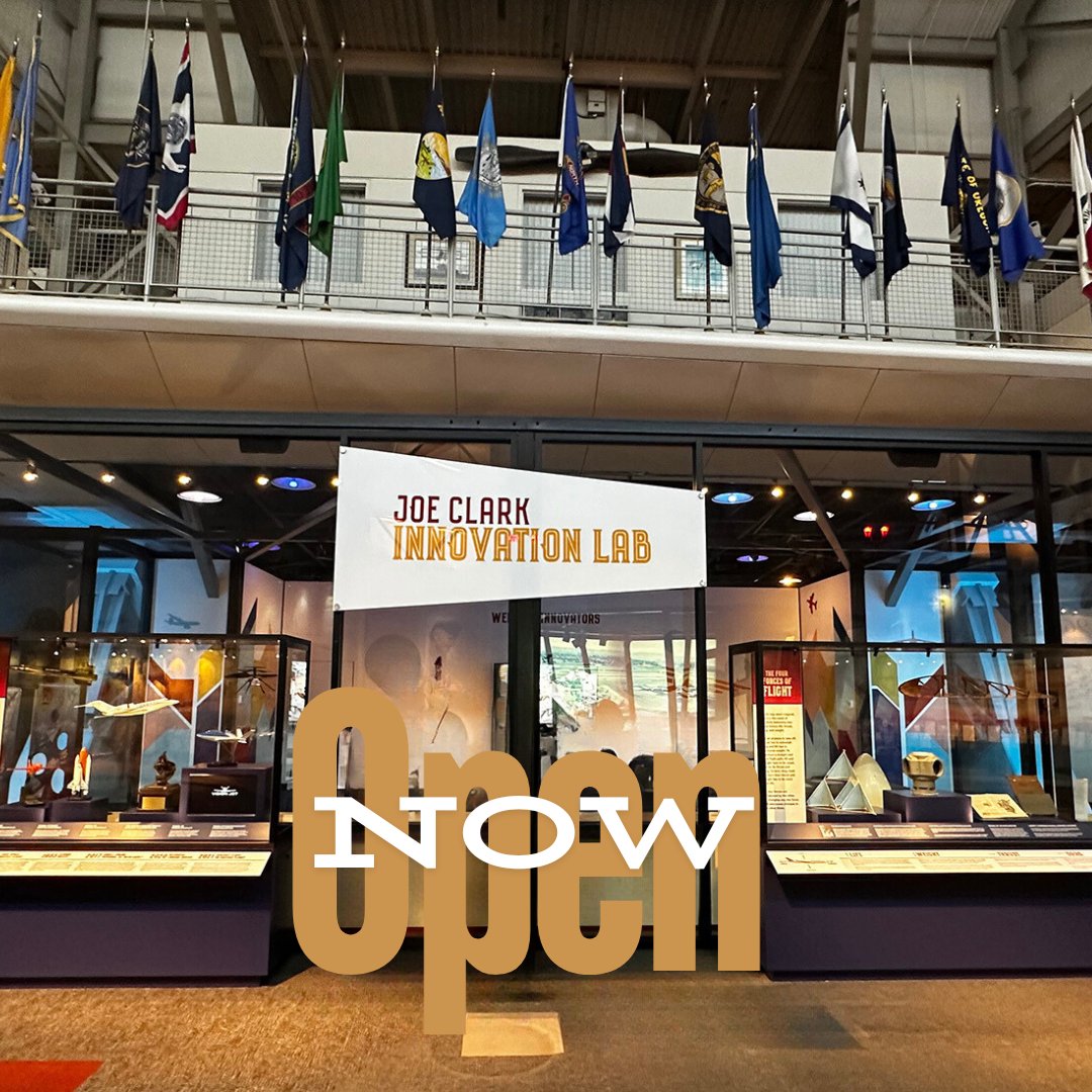 📣We are thrilled to share that the Joe Clark Innovation Lab installation is complete and we are open for business. With summer just around the corner, we hope you will plan a stop at the National Aviation Hall of Fame and see our new space.

nationalaviation.org/about/hhec-inn…