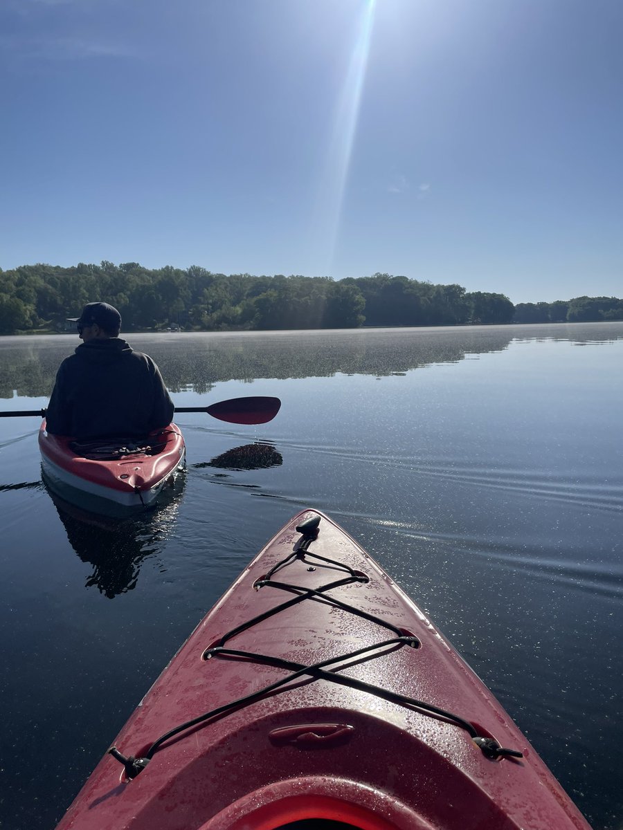 Nothing better than a 7am kayak.