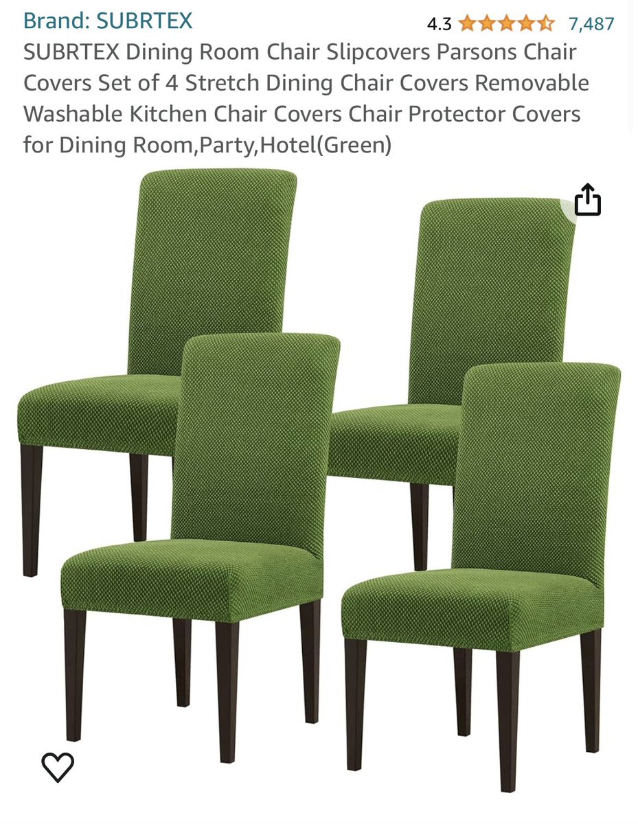 These are the new chair covers!