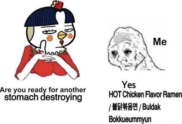 do not eat the spicy buldak noodles